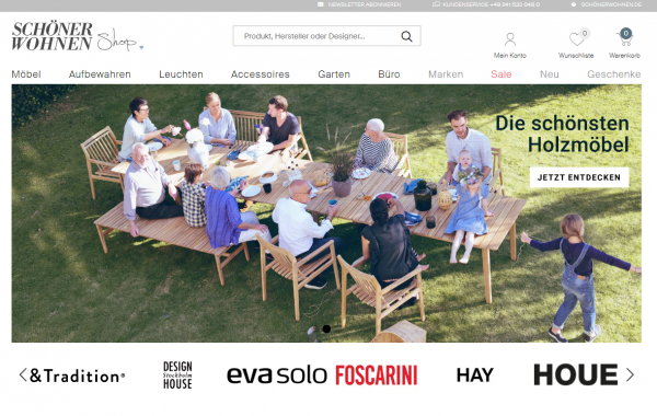 Screenshot schöner wohnen